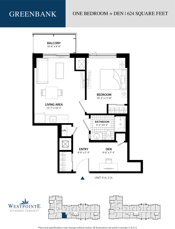 Floor Plans Westpointe Retirement